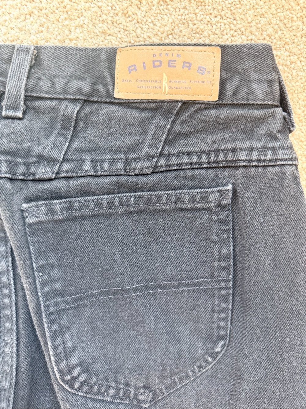 Perfect vintage Riders by Lee High-Rise Gray Denim Jeans